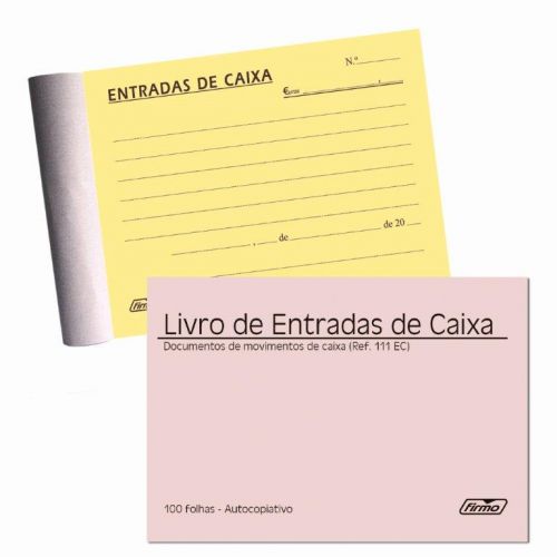 LIVRO ENTRADA CX. 111 100X100 AUTOCOPIATIVO , FIRMO , 75452 , 5601645507845